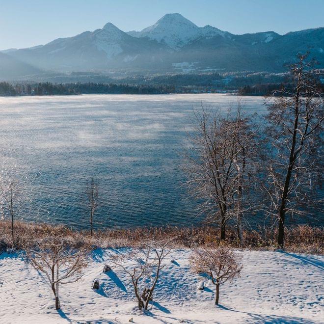 Eisschwimmen im Faaker See